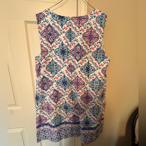 Jessica Howard Blue and Pink Patterned Dress - Picture 2 of 4